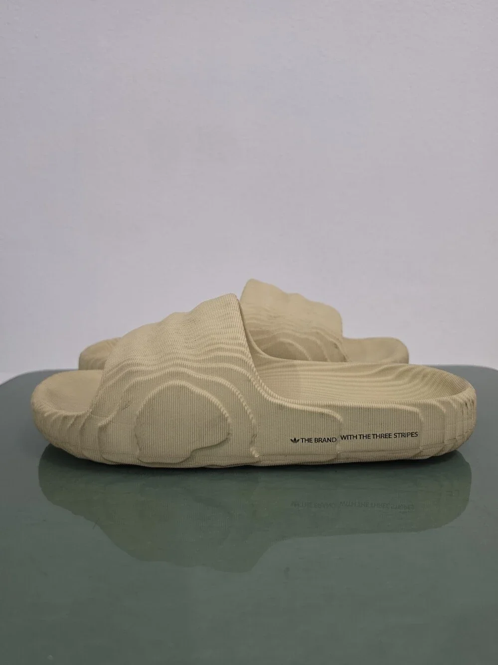adidas Adilette 22 Slides in Desert Sand Men's Size UK 10